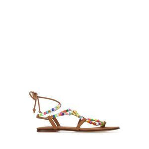Alameda Turquesa Women Embellished Synthetic Leather Alegria Sandals